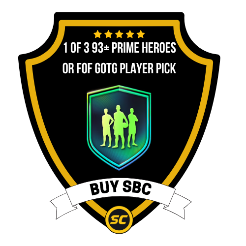 EA FC 26 SBC 1 of 3 93+ Prime Heroes or FOF GOTG Player Pick - PS4, PS5, Xbox One, Xbox Series X, Xbox Series S